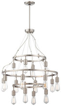 Minka-Lavery 1139-84 - Downtown Edison 16 Lt 3 Tier Chandelier