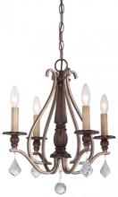 Minka-Lavery 4350-593 - 4 Light Mini Chandelier