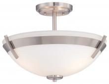 Minka-Lavery 4387-84 - Hudson Bay 3 Light Semi Flush