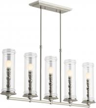 Kohler Lighting 23346-CH05-SNL - DAMASK® 5 LIGHT LINEAR