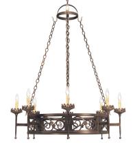 2nd Avenue Designs White 117275 - 42" Wide Majella 8 Light Chandelier