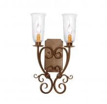 2nd Avenue Designs White 115164 - 14" Wide Thierry 2 Light Wall Sconce