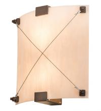 2nd Avenue Designs White 115590 - 12"W Maxton Wall Sconce