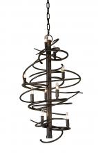 2nd Avenue Designs White 117122 - 18" Wide Cyclone 9 Light Chandelier