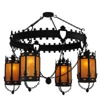 2nd Avenue Designs White 117419 - 73"W Valhalla 4 LT Chandelier