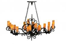 2nd Avenue Designs White 118203 - 60"L Kean 20 LT Chandelier