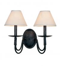 2nd Avenue Designs White 119083 - 16" Wide Bell 2 Light Wall Sconce