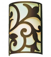 2nd Avenue Designs White 119503 - 8" Wide Rickard Wall Sconce