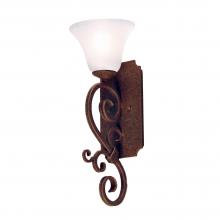 2nd Avenue Designs White 120139 - 6" Wide Thierry 1 Light Wall Sconce