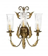 2nd Avenue Designs White 120226 - 21" Wide French Elegance 3 Light Wall Sconce