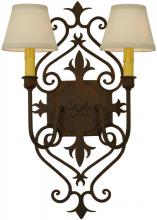 2nd Avenue Designs White 134881 - 14" Wide Louisa Wall Sconce