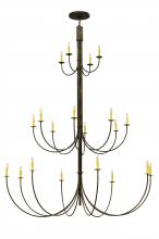 2nd Avenue Designs White 140807 - 78"W Cheal 20 LT Chandelier