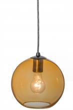 2nd Avenue Designs White 144333 - 8"W Bola Amber Mini Pendant