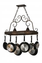 2nd Avenue Designs White 197892 - 32"L Elana 2 LT Pot Rack