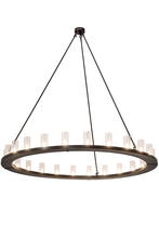 2nd Avenue Designs White 150361 - 72"W Loxley 24 LT Chandelier