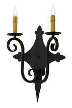 2nd Avenue Designs White 162474 - 12"W Angelique 2 LT Wall Sconce