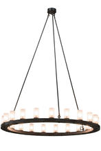 2nd Avenue Designs White 163644 - 60"W Loxley 21 LT Chandelier