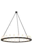 2nd Avenue Designs White 174744 - 72"W Loxley 24 LT Chandelier