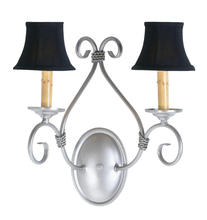 2nd Avenue Designs White 194344 - 14" Wide Olivia 2 Light Wall Sconce