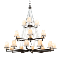 2nd Avenue Designs White 214042 - 54" Wide St Lawrence 21 Light Chandelier