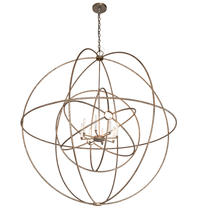 2nd Avenue Designs White 219211 - 60" Wide Atom Enerjisi 8 Light Chandelier