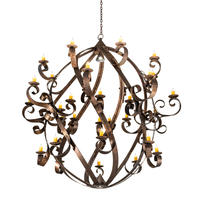 2nd Avenue Designs White 221488 - 100" Wide Caliope 32 Light Chandelier