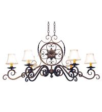 2nd Avenue Designs White 117410 - 48" Long Christabel Oblong Chandelier