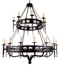 2nd Avenue Designs White 160775 - 72" Wide Gina 24 Light Two Tier Chandelier