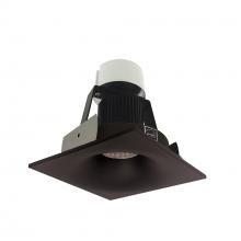 Nora NIR-4SNB30XBZ/10 - 4" Iolite LED Square Bullnose Retrofit, 1000lm / 12W, 3000K, Bronze Finish