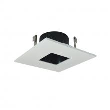 Nora NS-4855BW - 4"SQ W/2"SQ HOLE,BLK REF,WH SQ