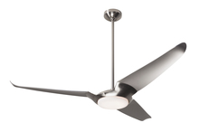 Modern Fan Co. IC3-BN-56-DK-570-CC - IC/Air (3 Blade ) Fan; Bright Nickel Finish; 56" Dark Blades; 20W LED; Wall/Remote Combo Control