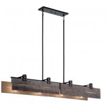 Kichler 44181BKT - Ridgewood 59" 8 Light Linear Chandelier in Textured Black