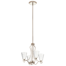 Kichler 44353PNLED - Kayva™20.25" LED 9 Light Chandelier Polished Nickel