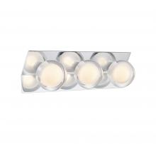 Lib & Co. US 10121-01 - Vinci, 3 Light LED Wall Mount, Chrome