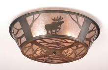 Meyda Green 10015 - 22" Wide Moose on the Loose Flushmount