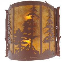 Meyda Green 113012 - 15" Wide Tall Pines Wall Sconce