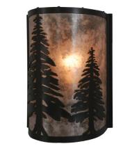 Meyda Green 114681 - 8" Wide Tall Pines Wall Sconce