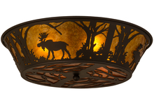 Meyda Green 162067 - 22"W Moose at Dawn Flushmount