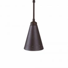Avalanche Ranch Lighting A24010ST-27 - Canyon Pendant Extra Small - Possession Point - Rustic Brown Finish - Adjustable Stem
