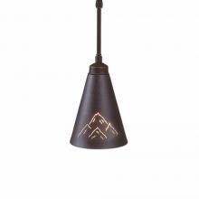 Avalanche Ranch Lighting A24041ST-27 - Canyon Pendant Extra Small - Mountain - Rustic Brown Finish - Adjustable Stem