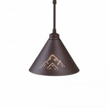 Avalanche Ranch Lighting A24141ST-27 - Canyon Pendant Small - Mountain - Rustic Brown Finish - Adjustable Stem