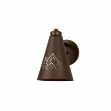 Avalanche Ranch Lighting A52445-27 - Canyon Sconce Small - Mountain Pine - Rustic Brown Finish