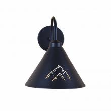 Avalanche Ranch Lighting A52541-97 - Canyon Sconce Large - Mountain - Black Iron Finish