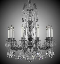 American Brass & Crystal CH2054-A-01G-PI - 10 Light Finisterra with draping Chandelier