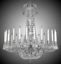 American Brass & Crystal CH2344-P-01G-PI - 24 Light Extended Finisterra Chandelier