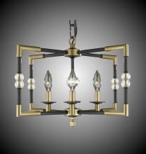 American Brass & Crystal CH3602-32G-36G-ST - 4 Light Magro Cage Chandelier