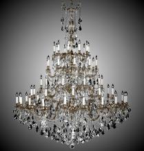 American Brass & Crystal CH9326-A-01G-PI - 60 Light Elise Chandelier