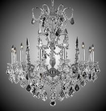 American Brass & Crystal CH9382-A-01G-PI - 12 Light Venetian Chandelier