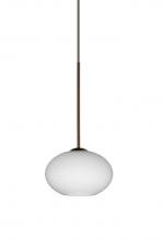 Besa Lighting 1XC-561207-BR - Besa Pendant Lasso Bronze Opal Matte 1x50W Halogen