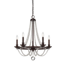 Savoy House 1-8350-5-121 - Byanca 5-Light Chandelier in Mohican Bronze